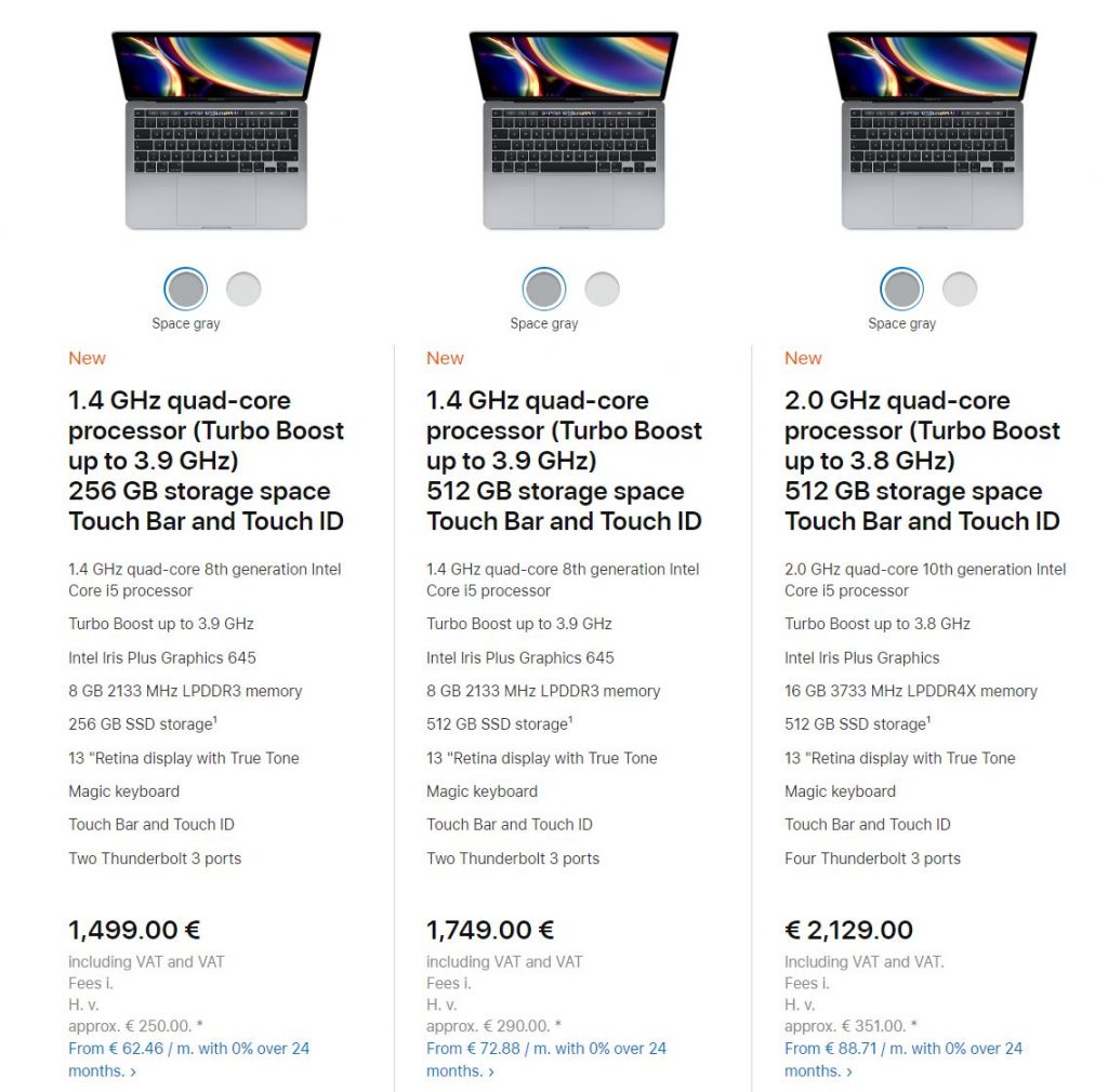 macbook pro 13 price