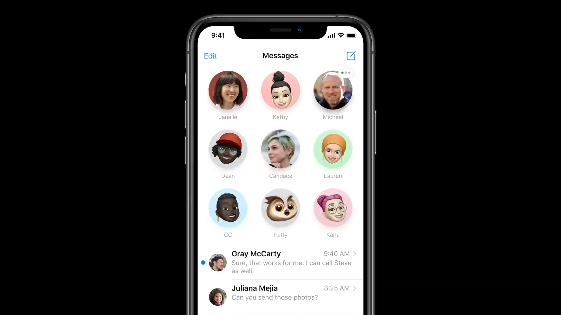 pinned messages
