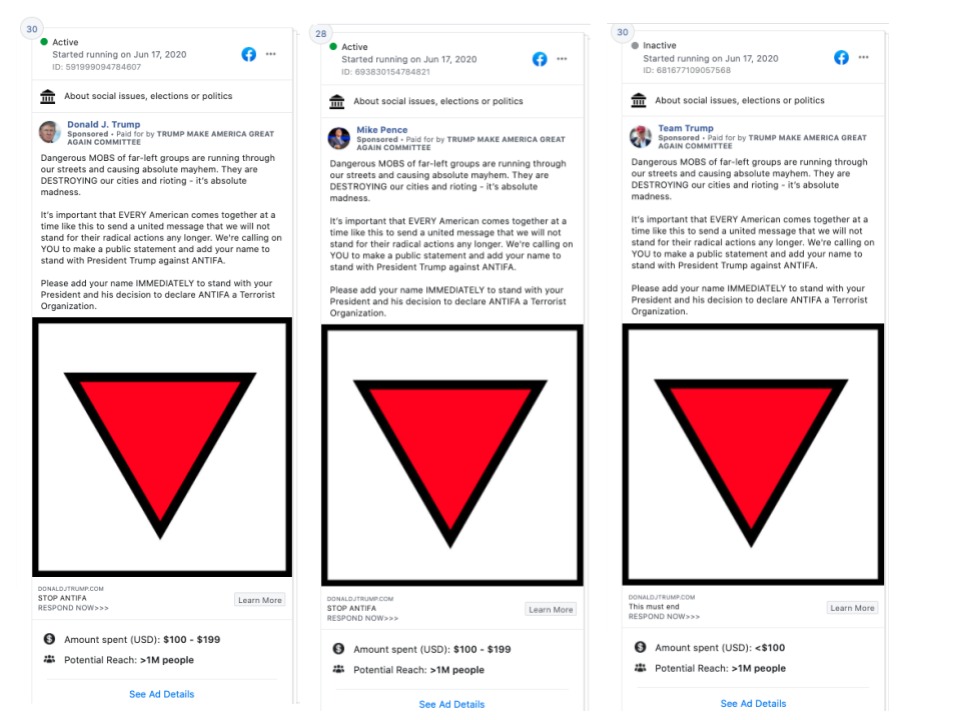 trump facebook nazi