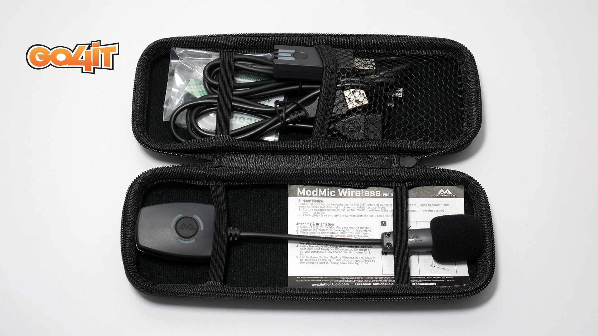 ModMic Wireless open case