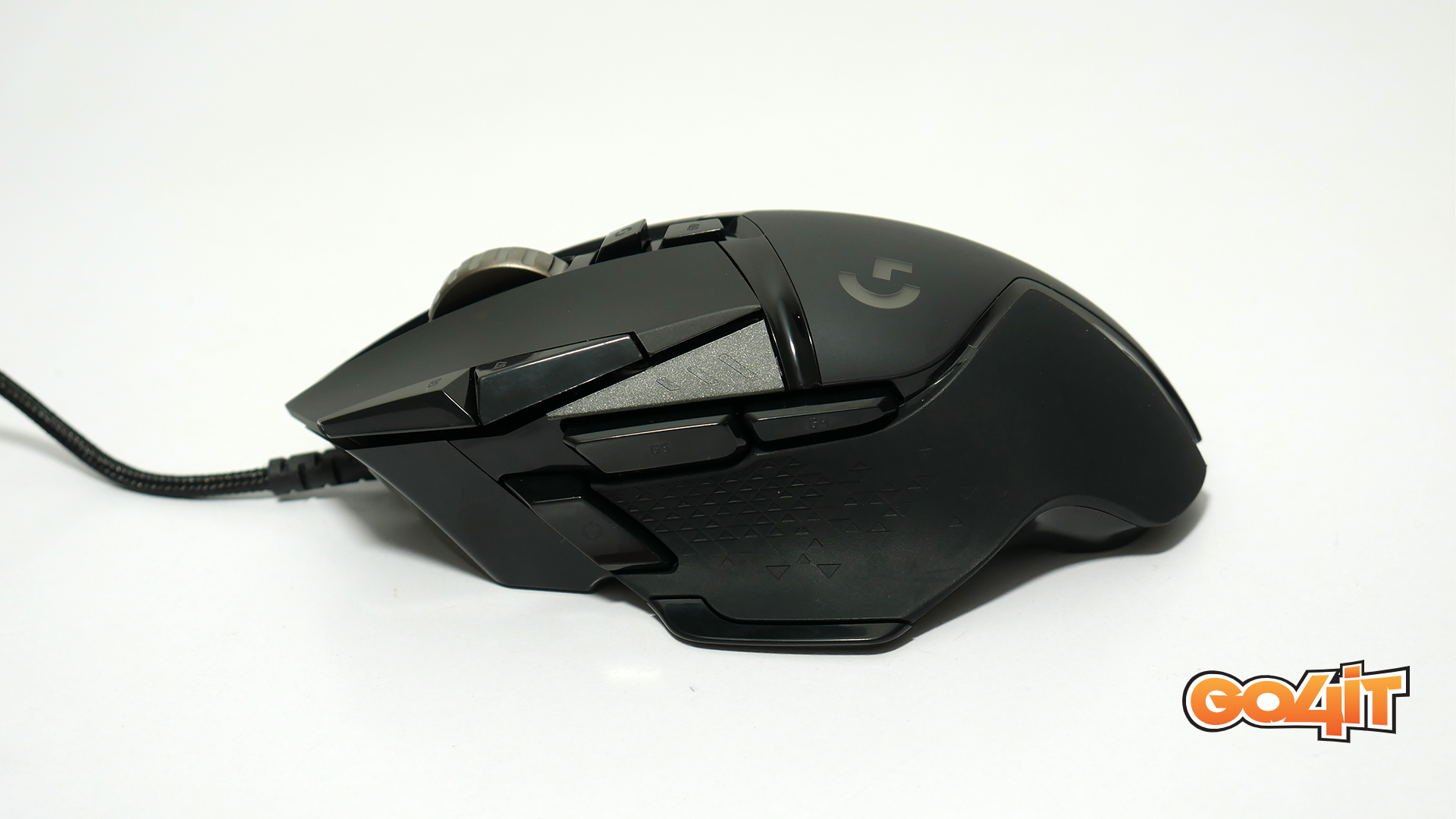 Logitech G502 Hero side left