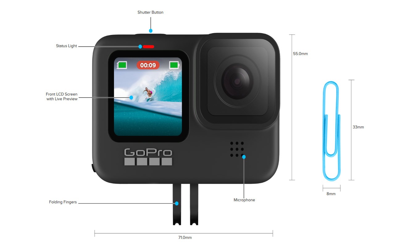 GoPro anunță Hero 9 Black, o cameră de acțiune 5K