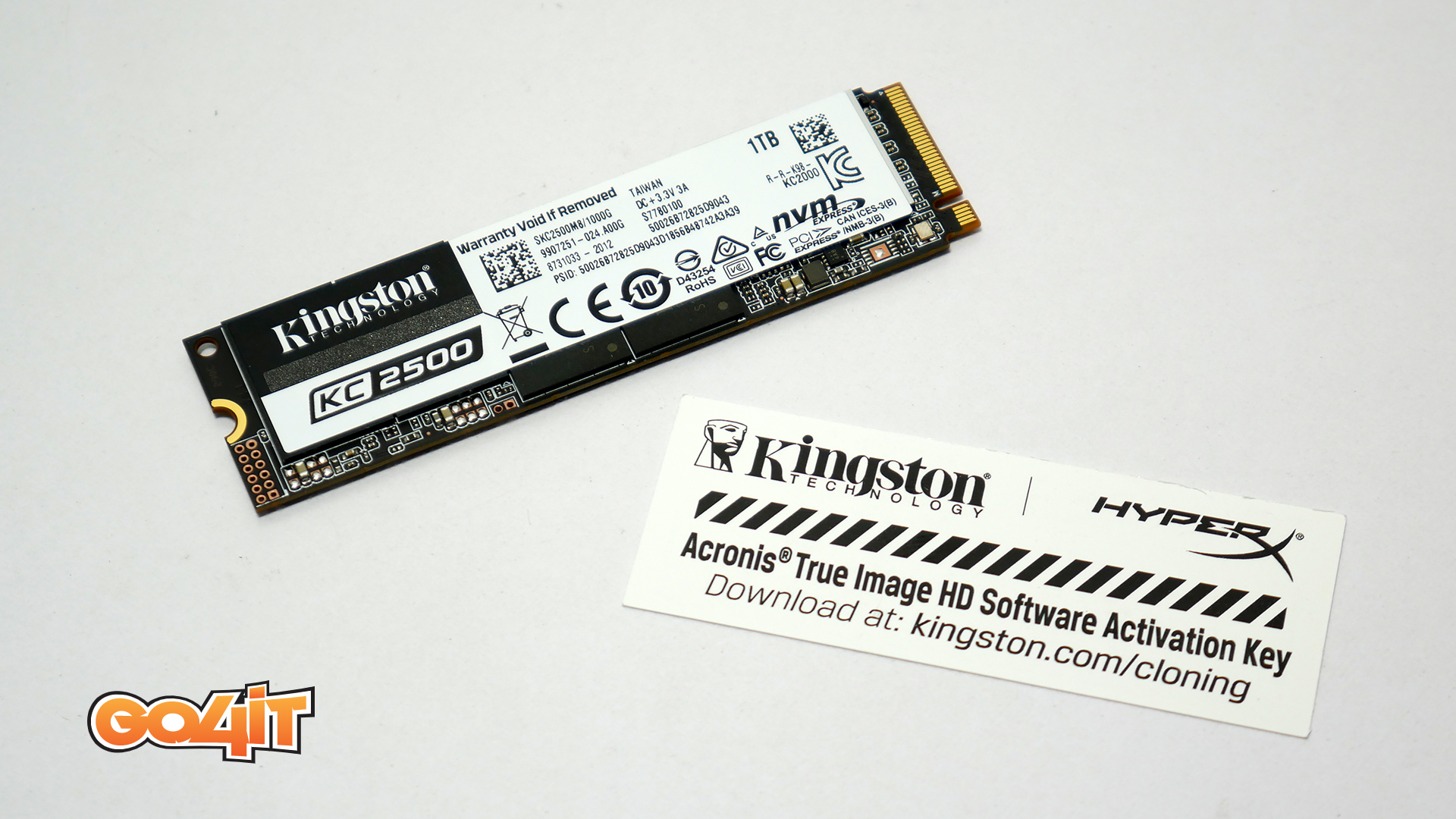 Kingston KC2500 true image
