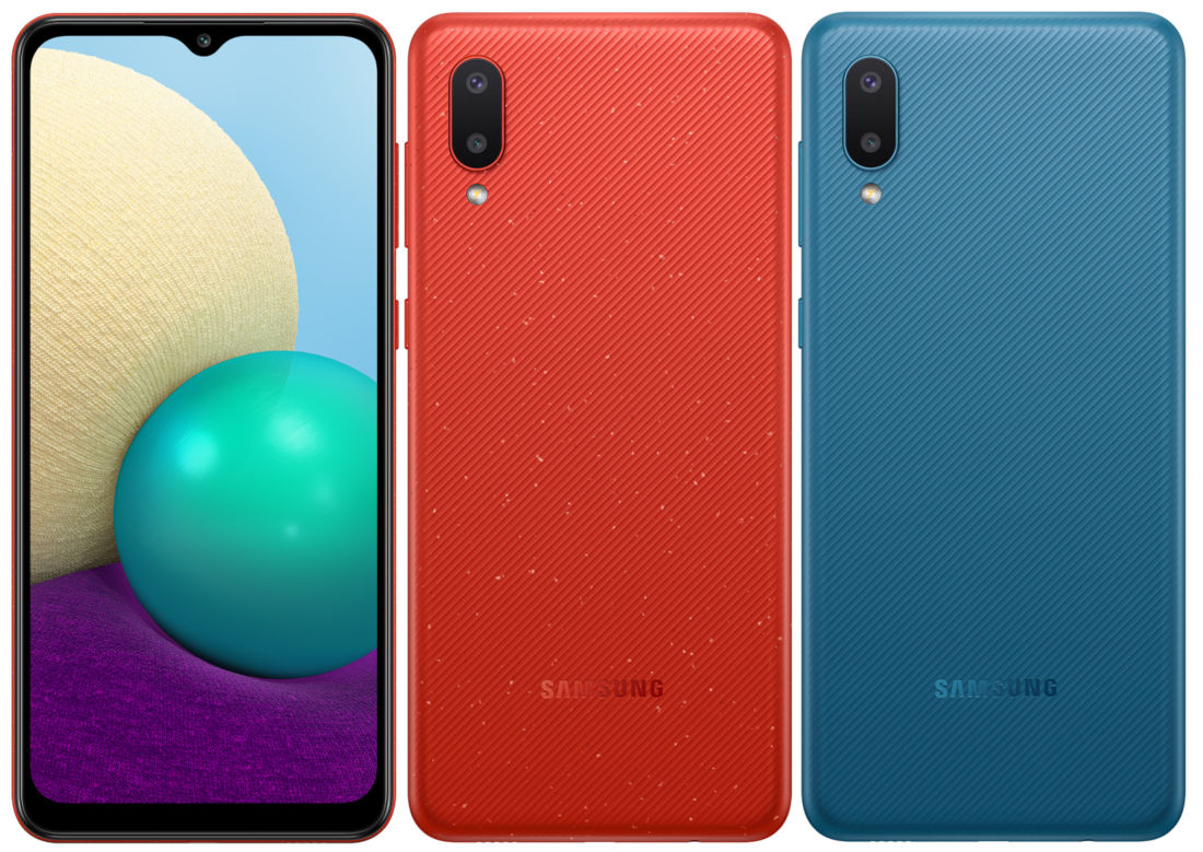 Samsung lansează Galaxy A02, un telefon ieftin cu ecran de 6.5 inch și baterie mare