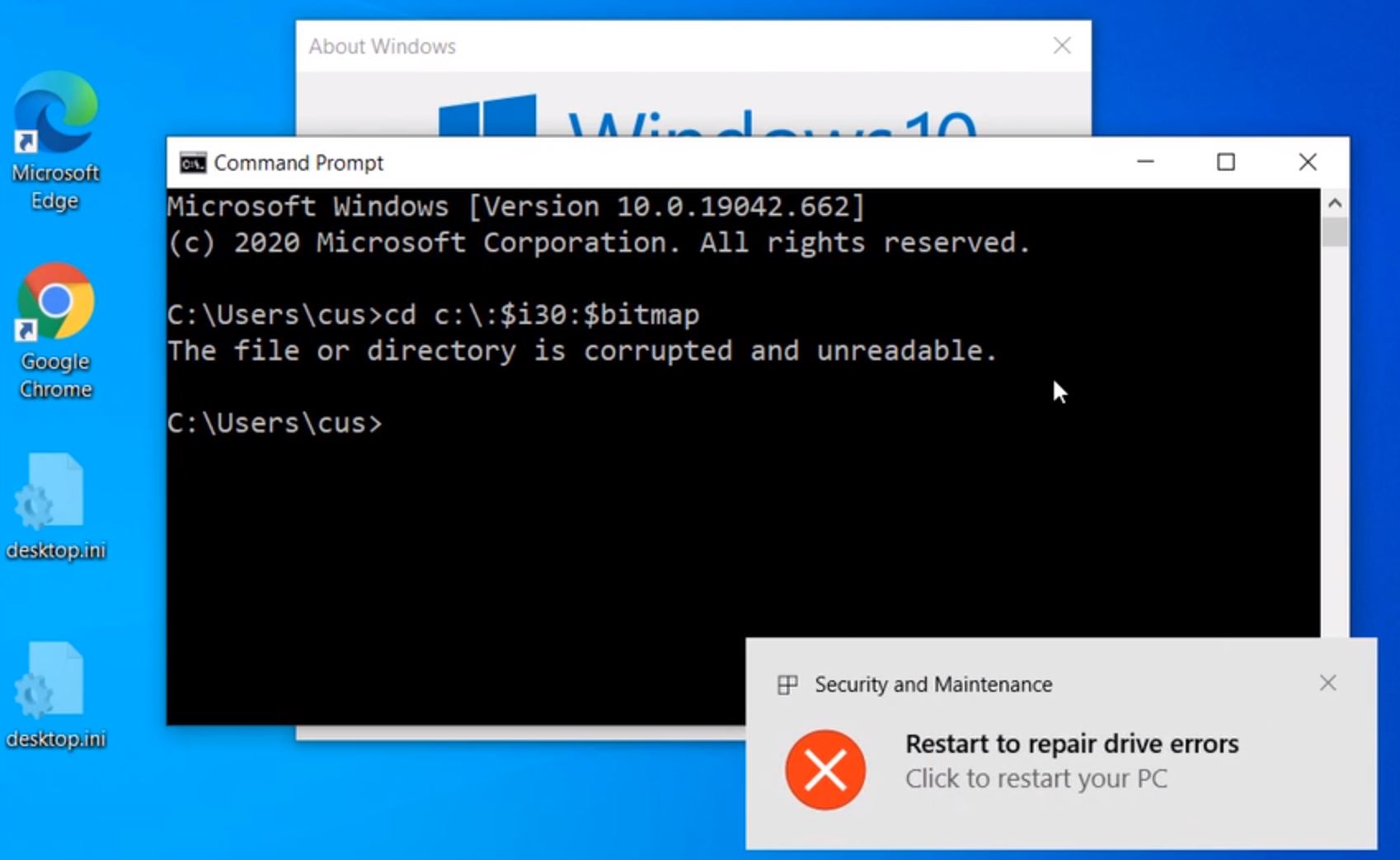 Comanda din Windows care îți poate șterge toate datele din PC! Vulnerabilitatea poate fi folosită în atacuri