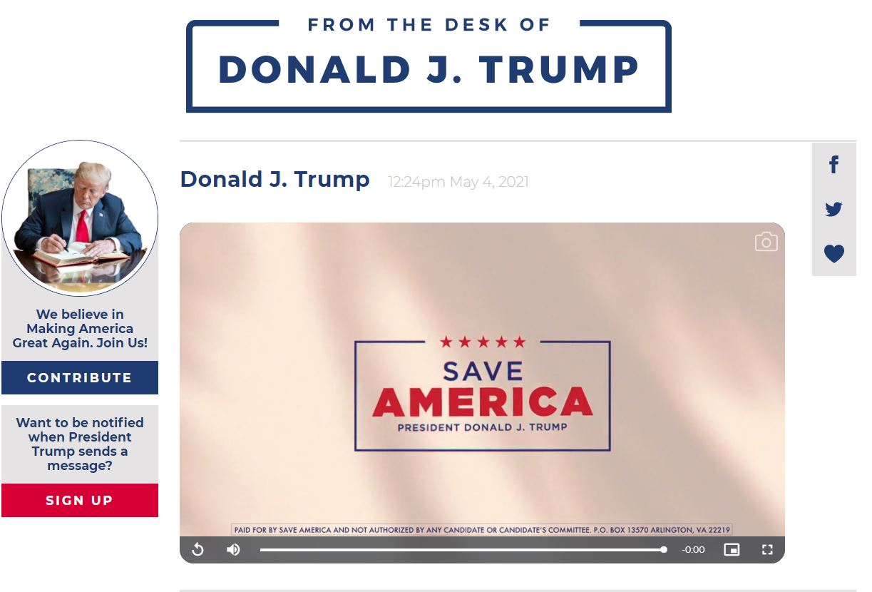 Donald Trump și-a lansat propriul „Twitter”, pe care doar el poate posta