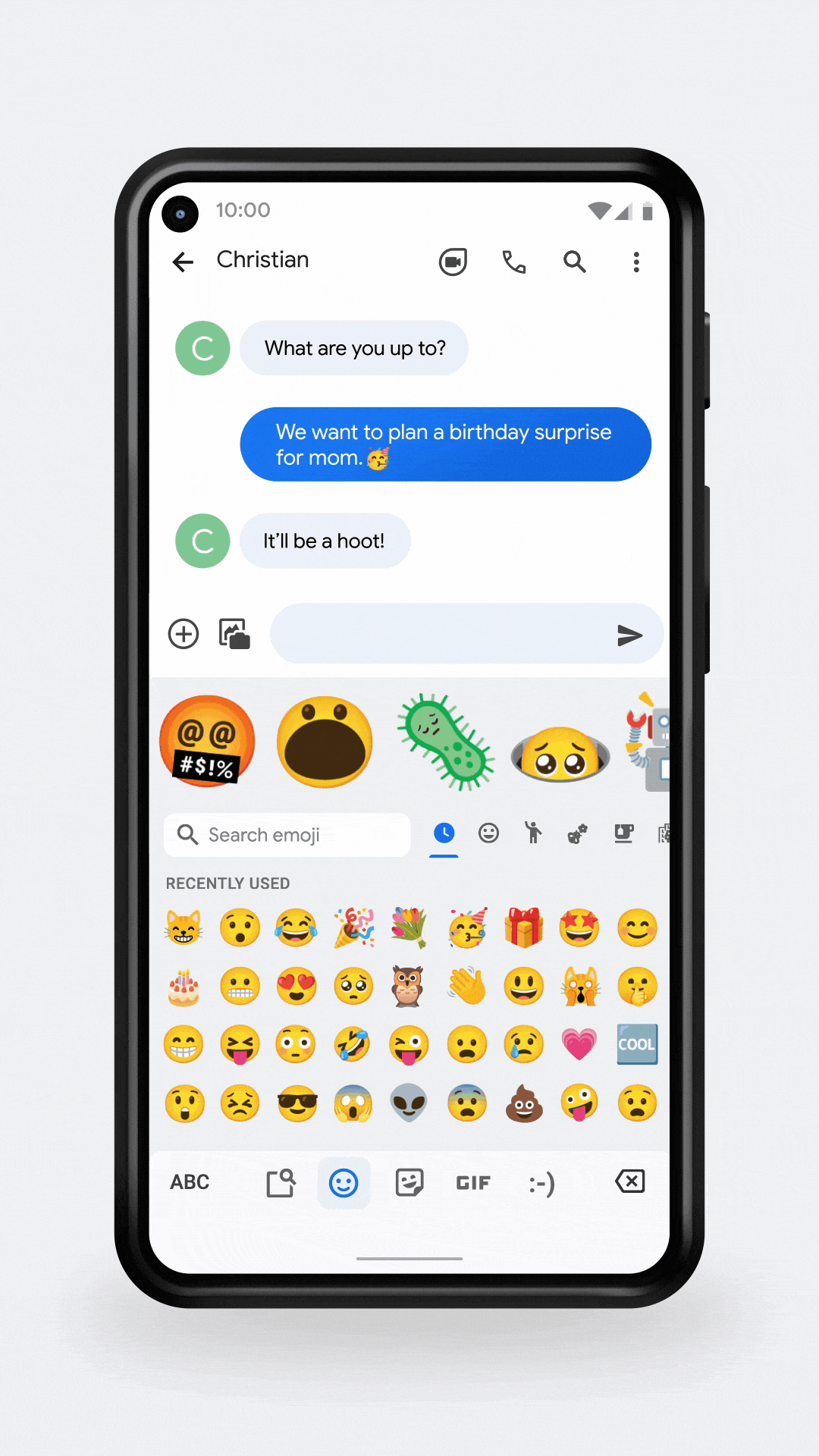 funcții Android Gboard emoji