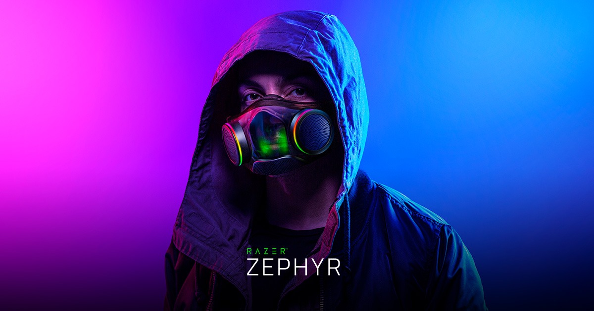 Gamerii se pot proteja de COVID-19 cu masca RGB Razer Zephyr cu protecție N95/FPP2