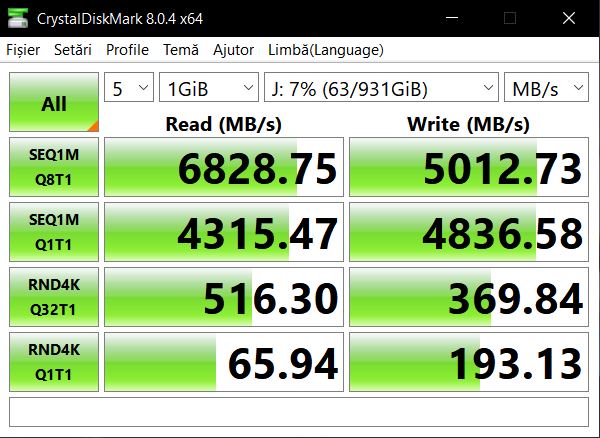 CrystalDisk crucial p5 plus