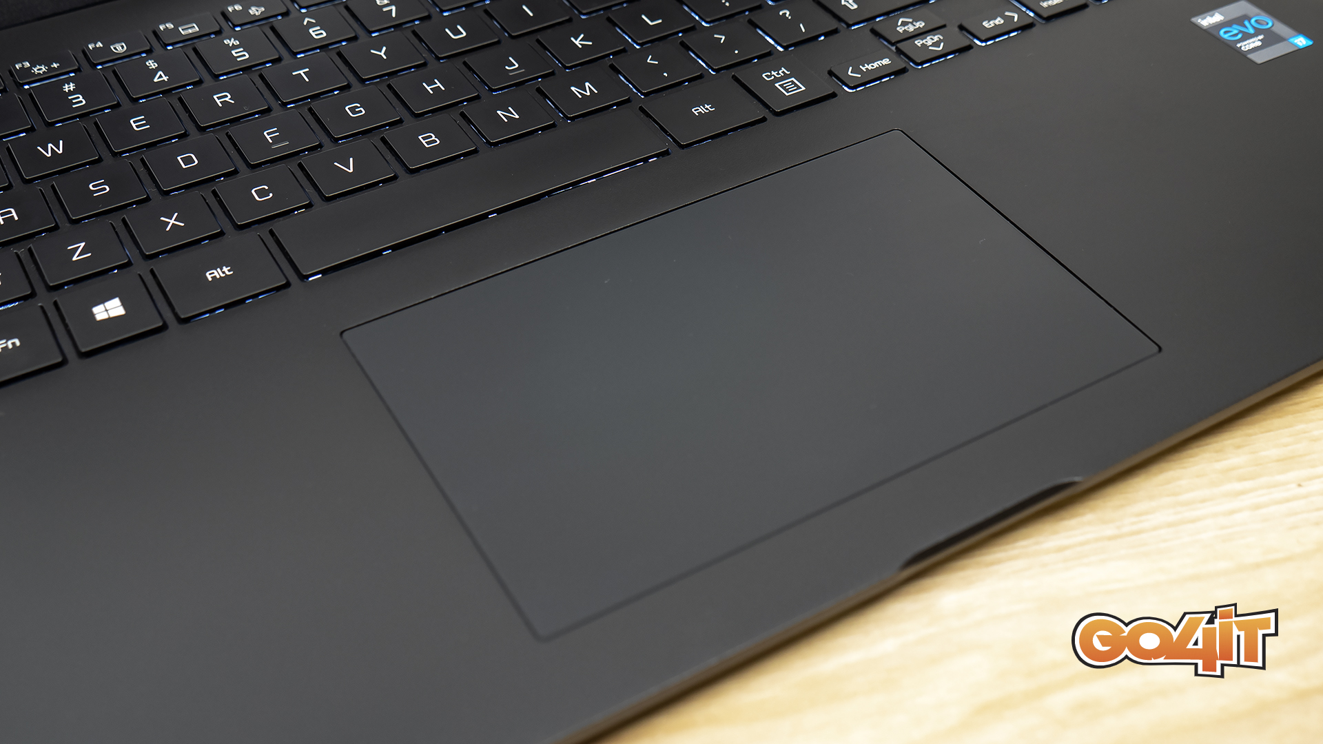 LG Gram 16 trackpad