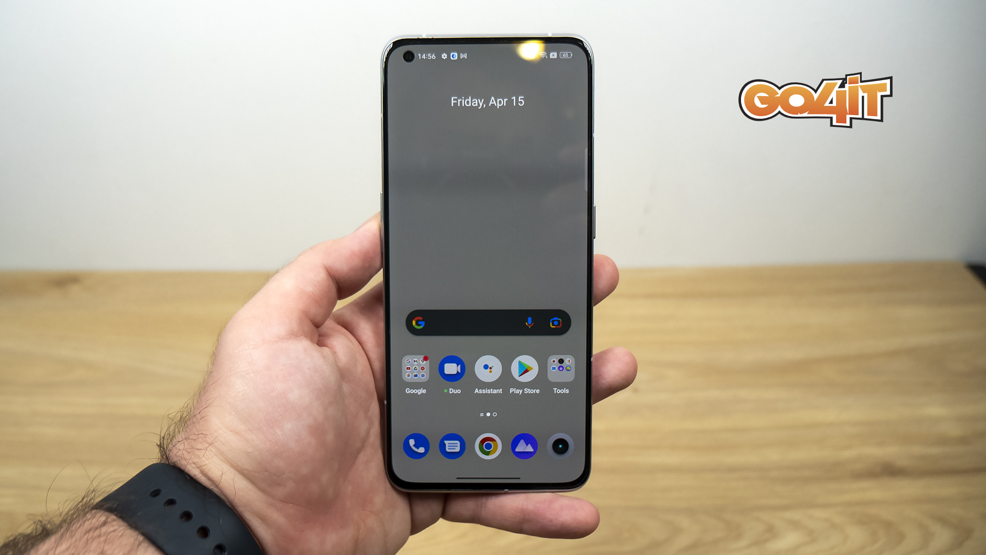 Realme GT 2 Pro front handheld