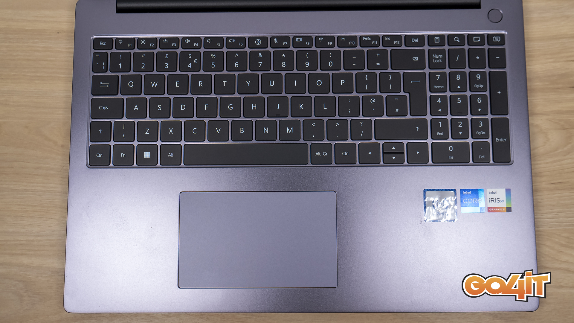 Huawei MateBook D16 keyboard