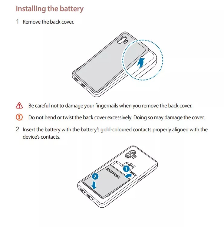 samsung xcover battery