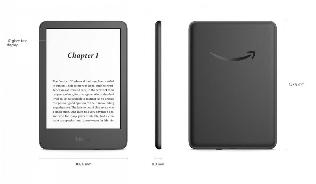 kindle 2022 size