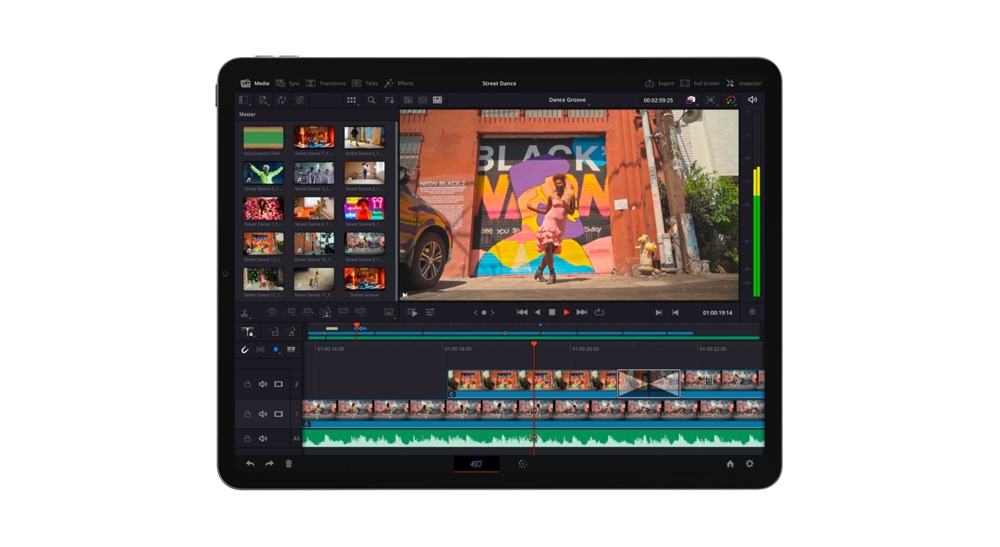 davinci resolve ipad cut