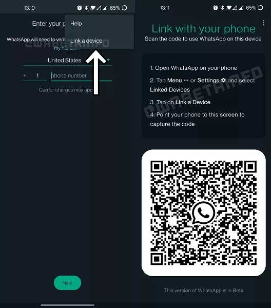 whatsapp beta