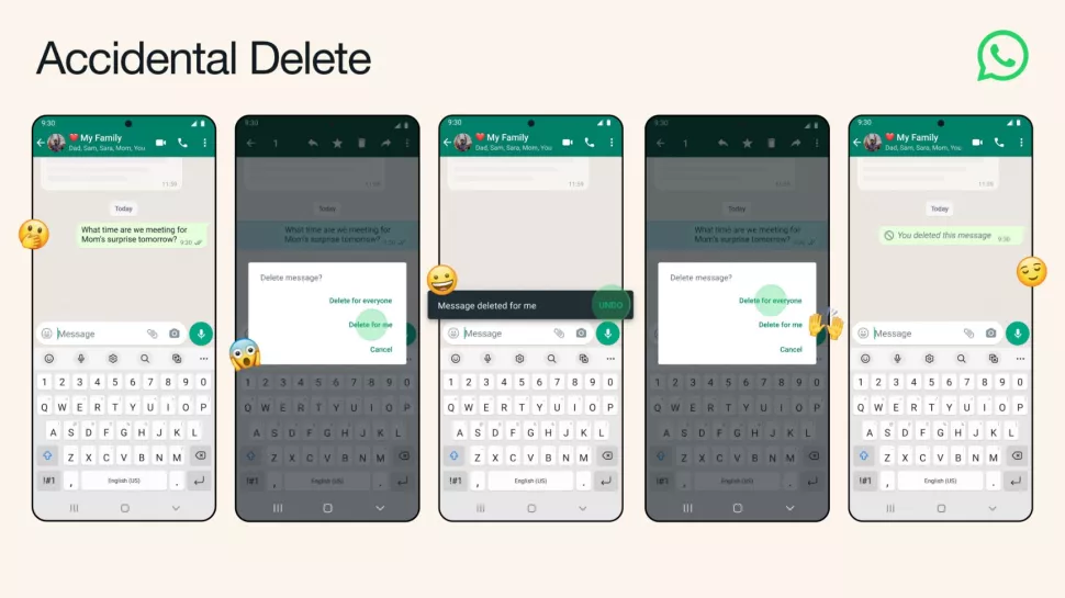 Whatsapp delete