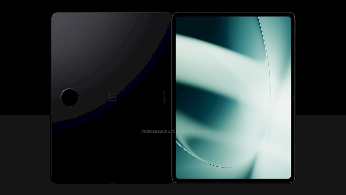 OnePlus Pad front back