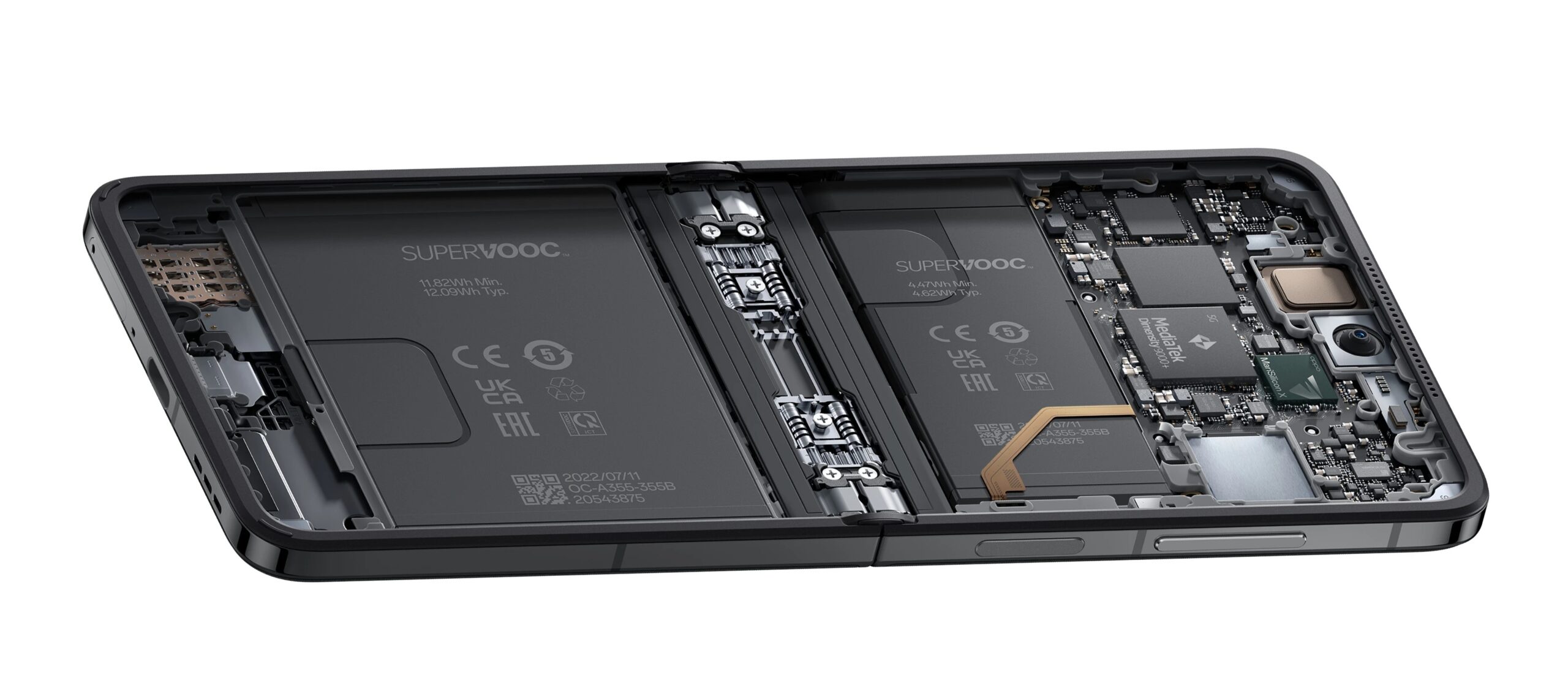 Oppo Find N2 Flip battery