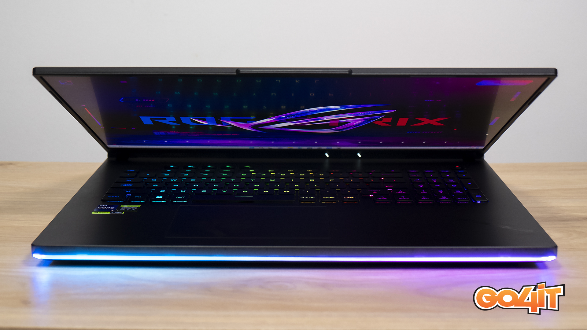 ASUS ROG Strix SCAR frot lights