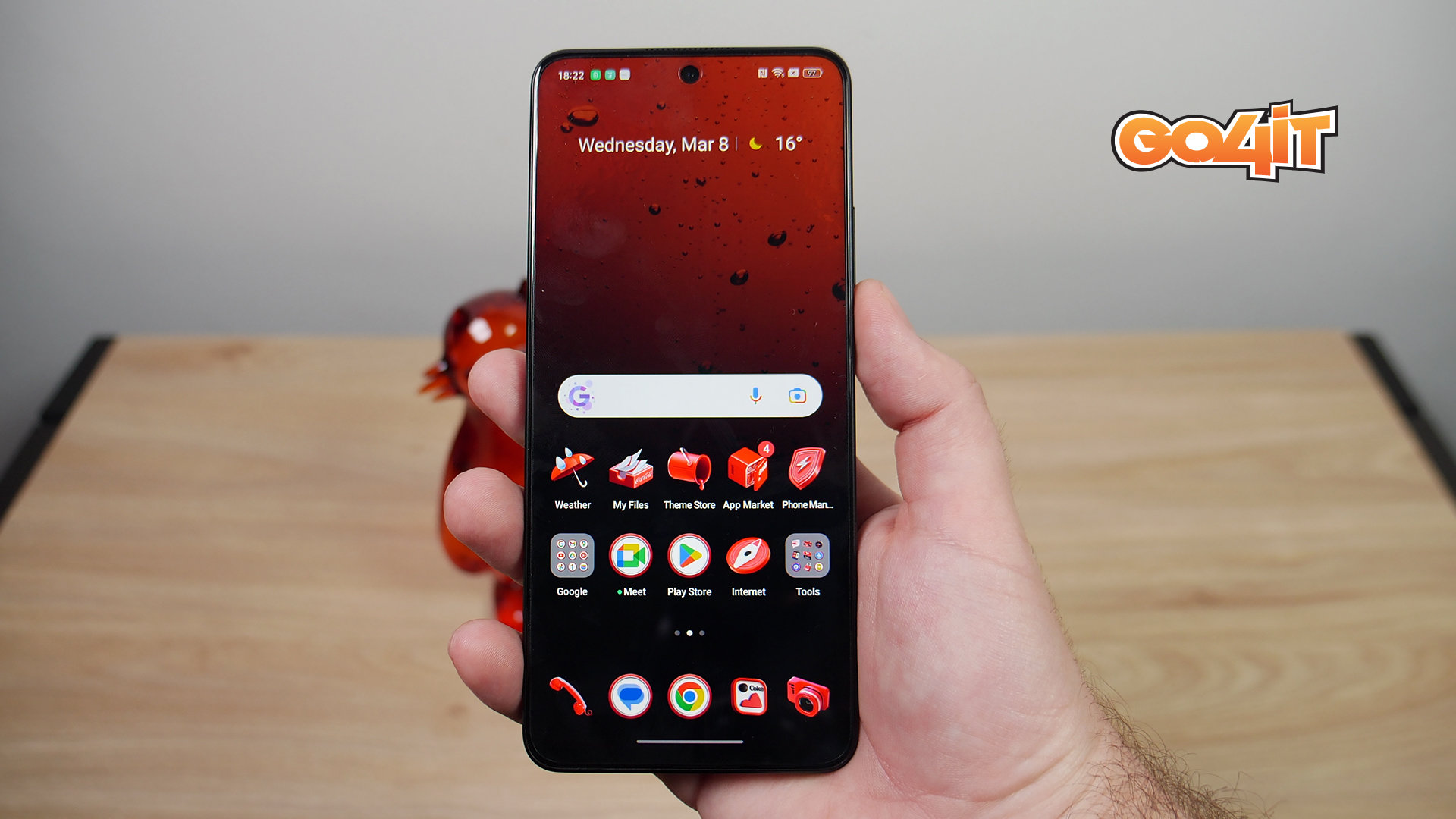 Realme 10 Pro Coca Cola front handheld