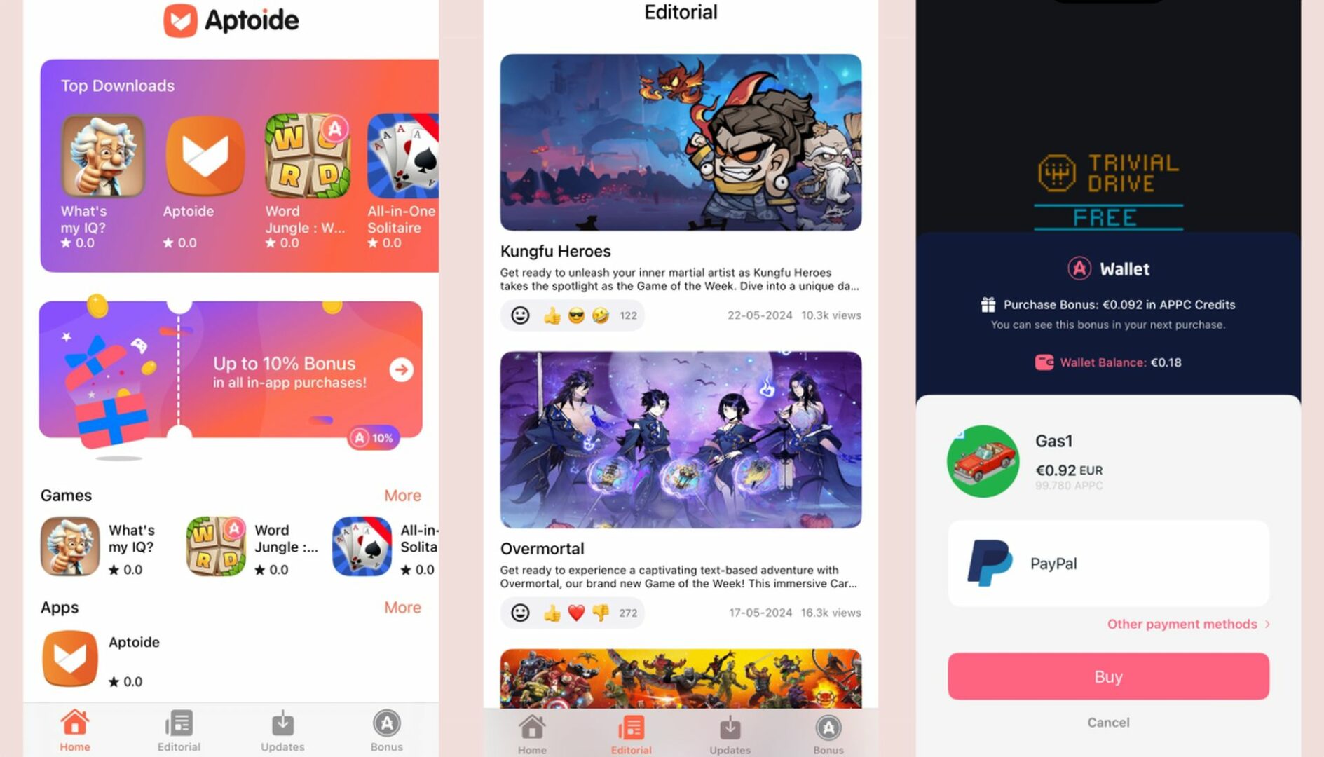 Aptoide lansează în Europa magazinul său de jocuri iOS