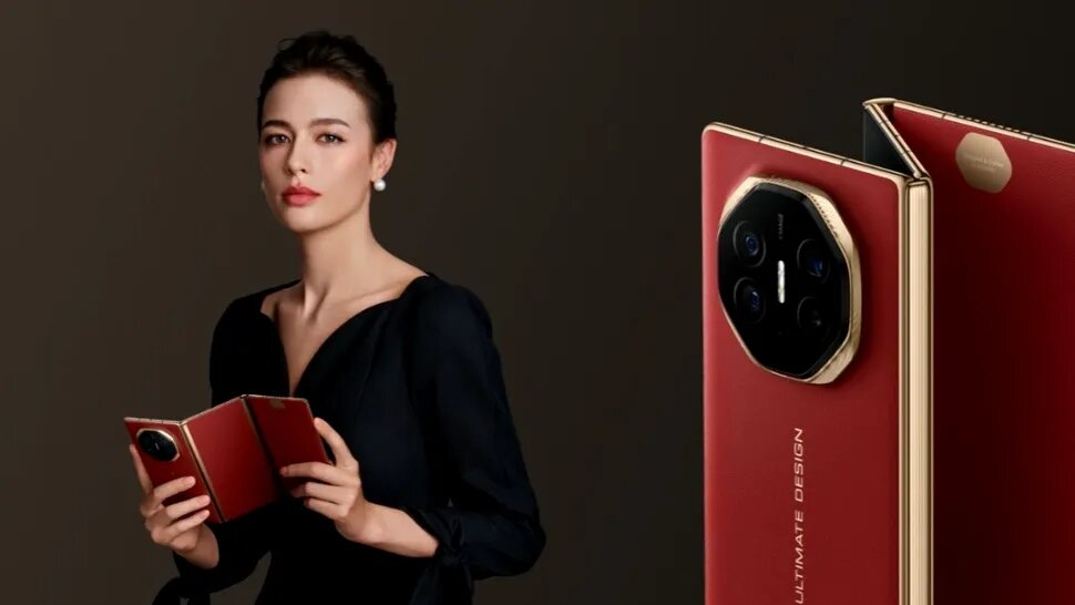 Un smartphone triplu pliabil cu perfecționări inovatoare și design elegant.