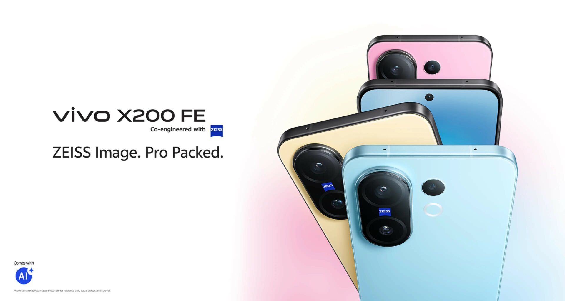 Vivo X200 FE cu design subțire, camere avansate și încărcare rapidă extraordinară în patru culori vibrante!