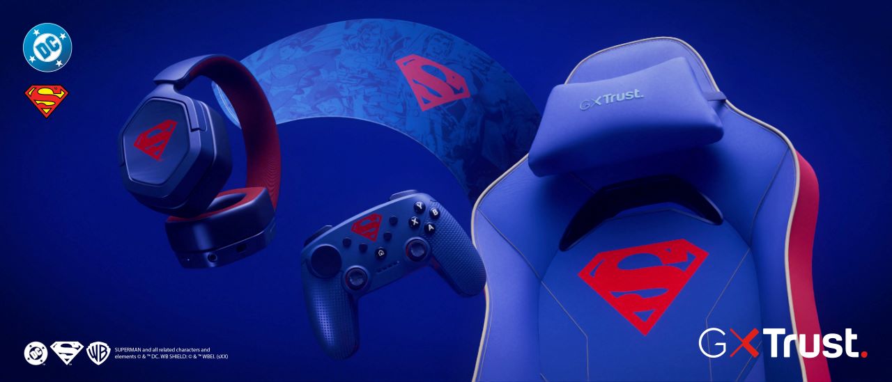 Trust lansează o colecție inspirată de Superman ce transformă orice setup de gaming într-un univers eroic și plin de aventură