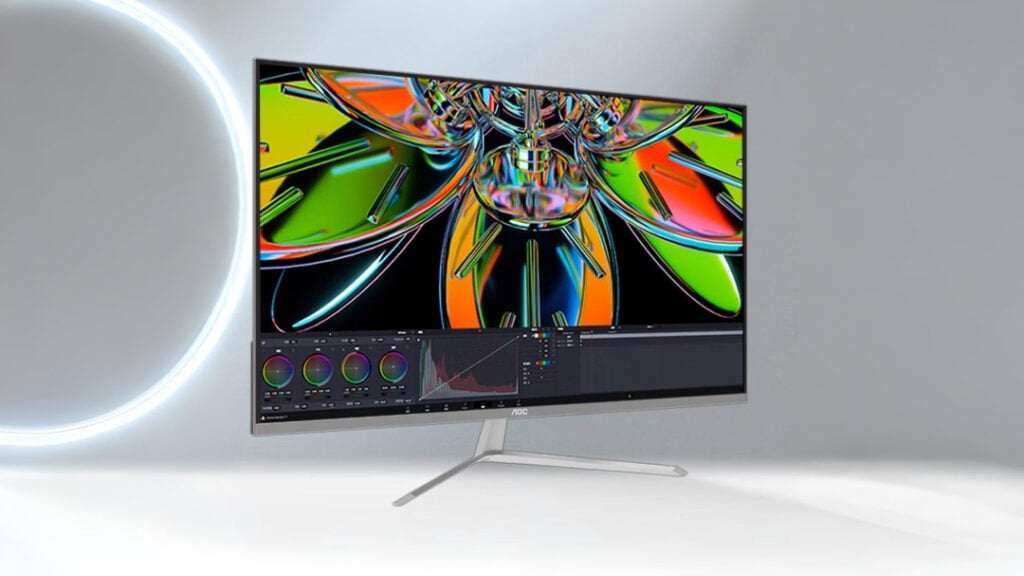 AOC prezintă un monitor 4K HDR accesibil, ideal pentru lucru și divertisment - preț mai mic decât un telefon midrange!