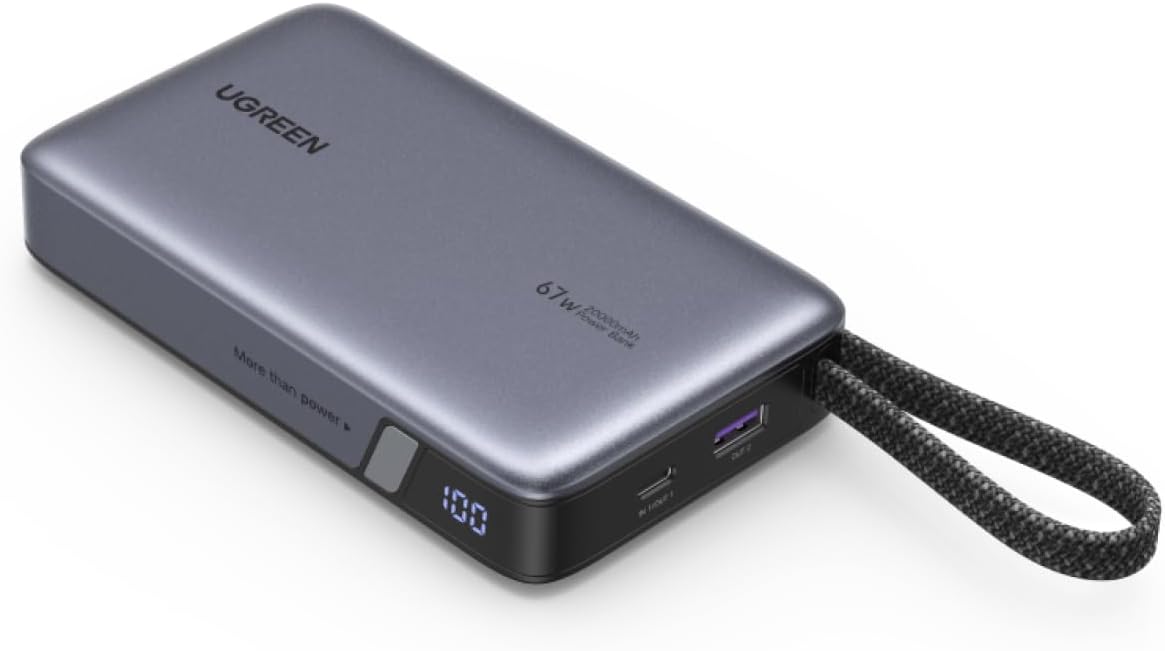 Bateria externă de 67W cu autonomie de 17,4 ore pentru MacBook Air și încărcare rapidă Xiaomi