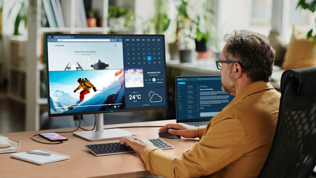 S2725DC cu panou IPS 144Hz și protecție ComfortView Plus împotriva luminii albastre