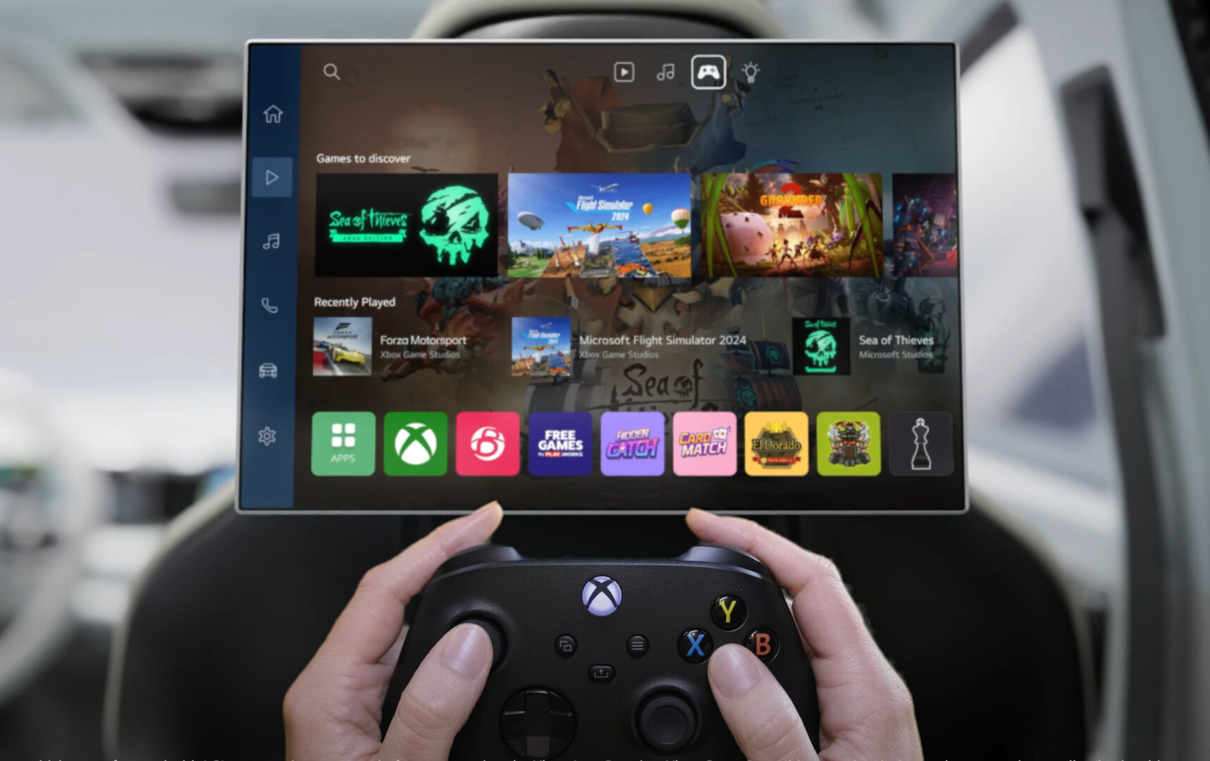 Revoluționar! Microsoft și LG integrează gamingul în mașinile noastre de zi cu zi – O nouă experiență la volan!