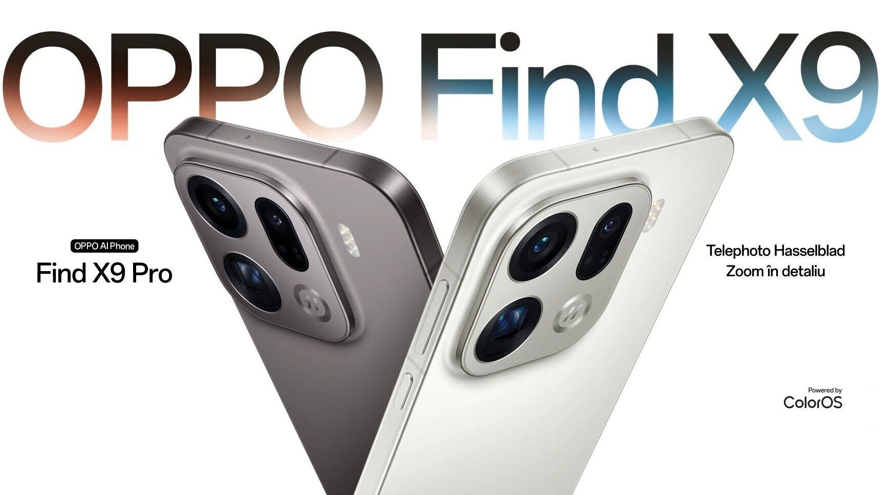 Seria OPPO Find X9, disponibilă acum la nivel global.