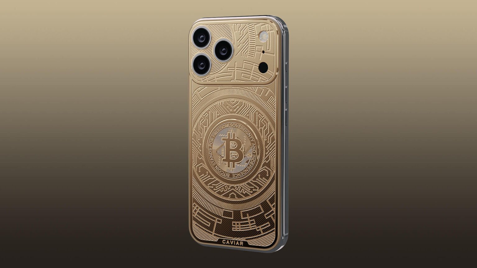 Caviar Gold Collection iPhone Bitcoin