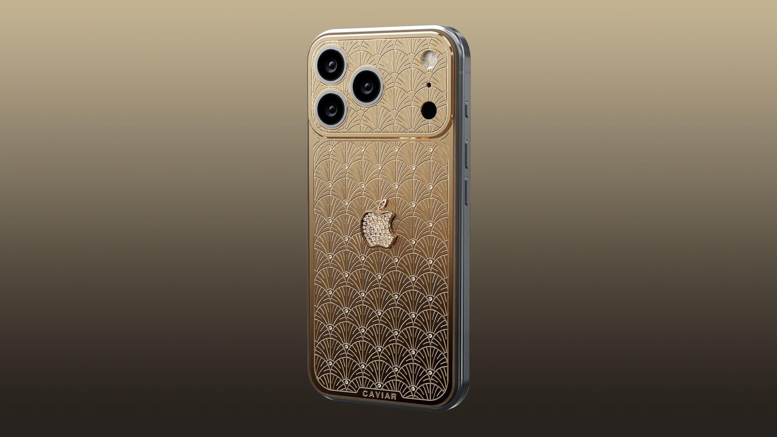 Caviar Gold Collection iPhone Palmette