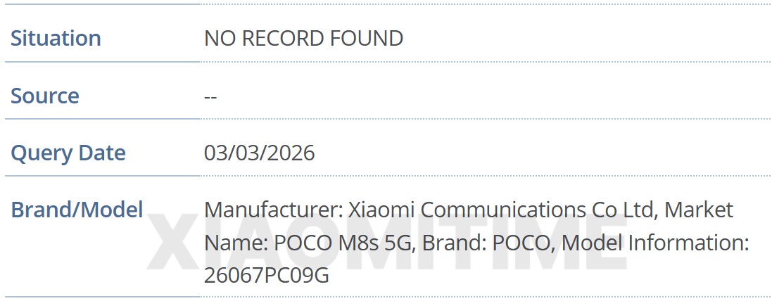 POCO M8s 5G 