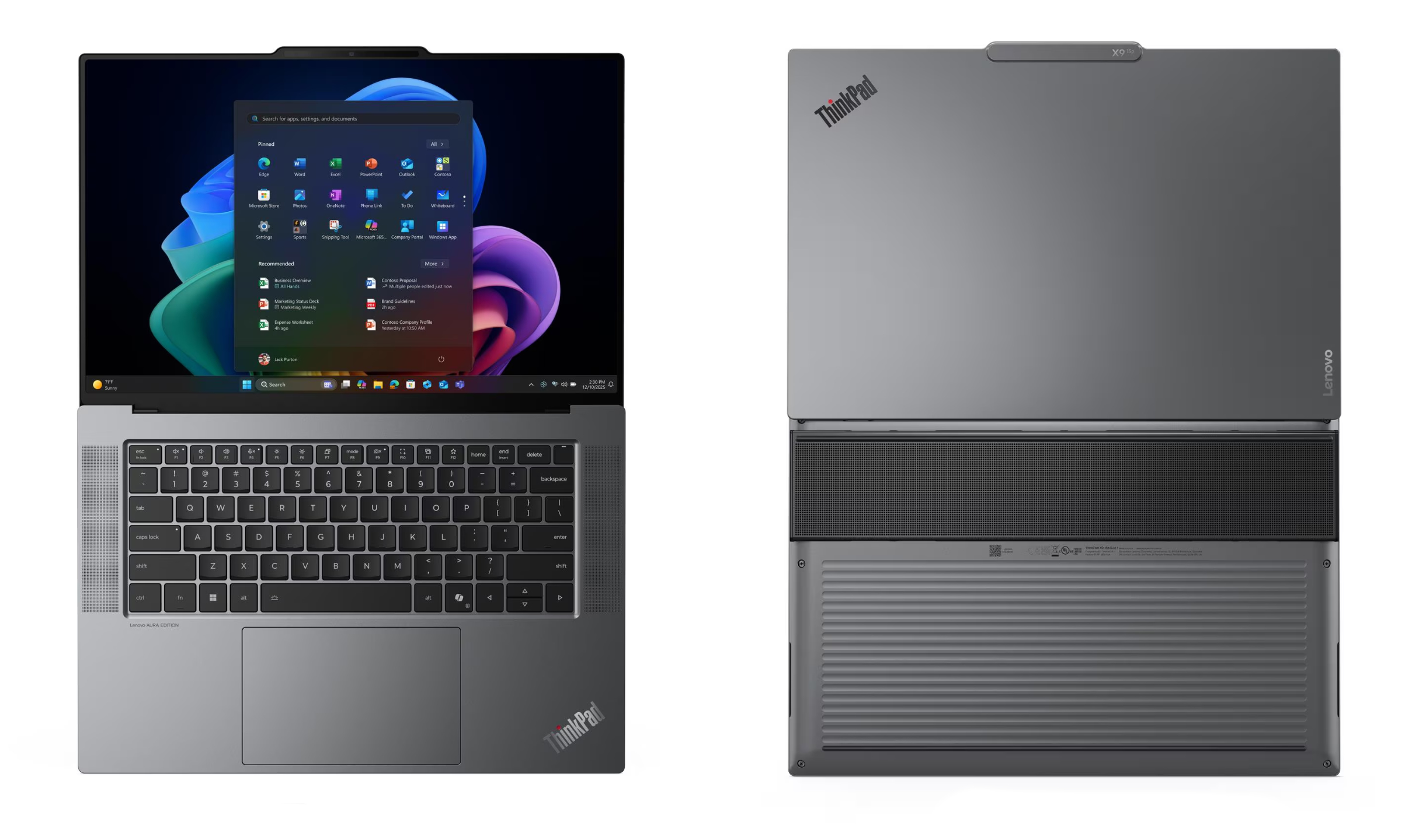 ThinkPad X9 15P Aura Edition
