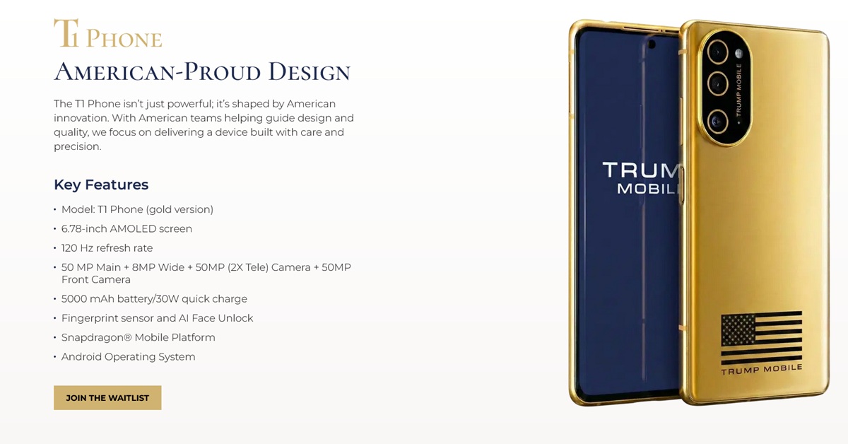 Trump Mobile T1 