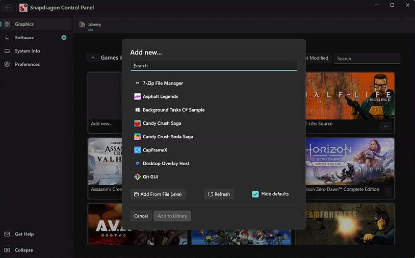 Snapdragon-Control-Panel_Add-New-Dialog.