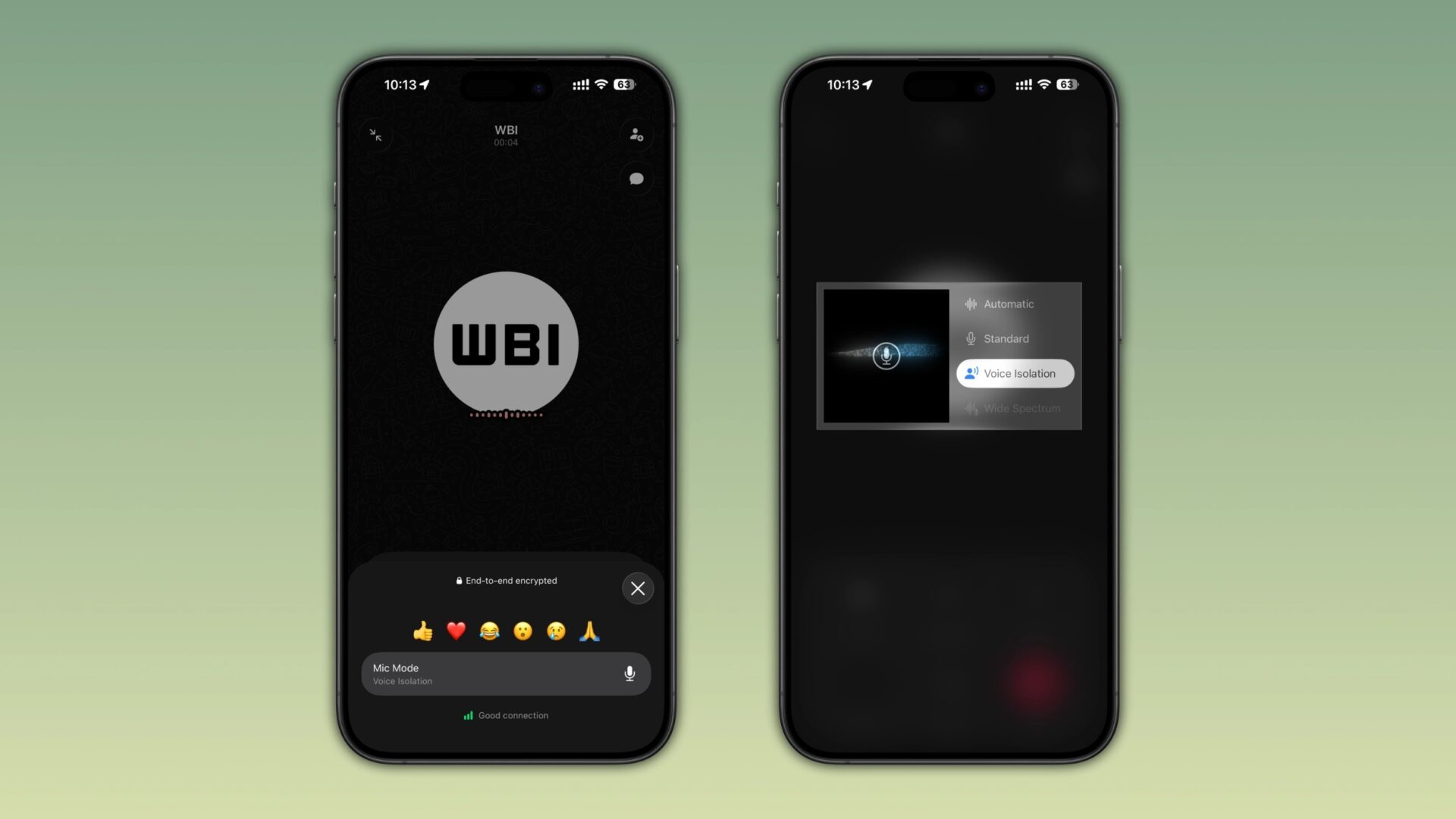 WhatsApp permite acces rapid la setările microfonului iPhone în timpul apelurilor