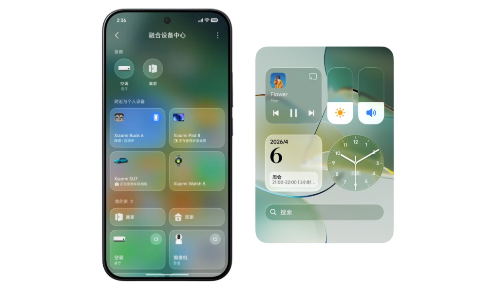 Xiaomi dezvăluie ce dispozitive vor primi efectul HyperOS 4 Soft Light Glass