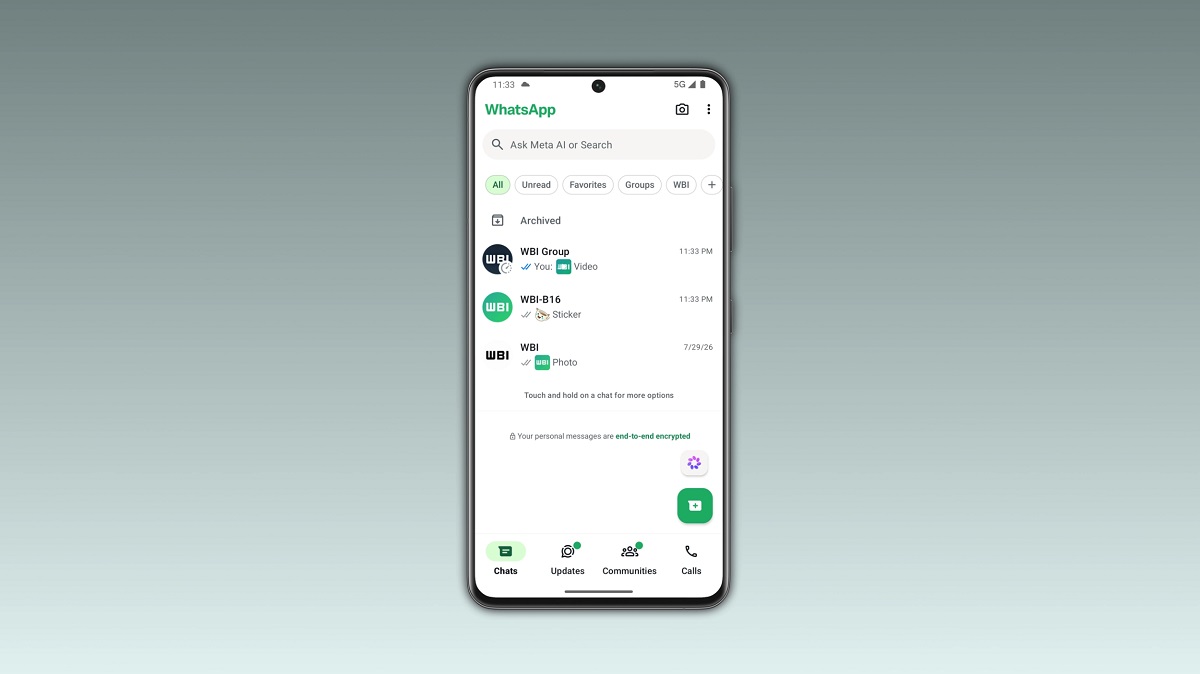 WhatsApp adaugă previzualizări pentru fotografii, videoclipuri și stickere, în lista de conversații