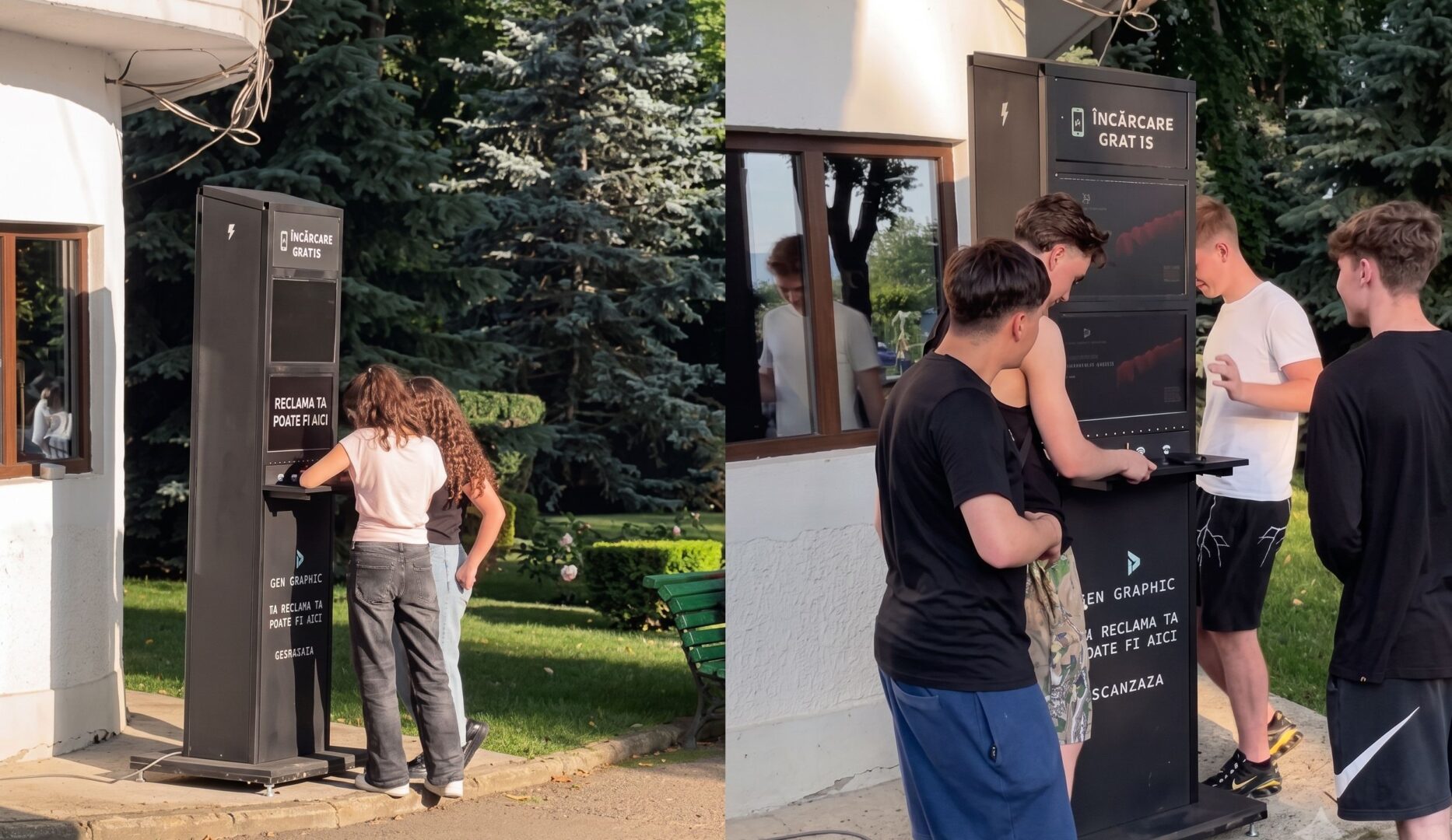 O firmă lansează la Vaslui o rețea inteligentă de stații gratuite pentru încărcarea telefoanelor
