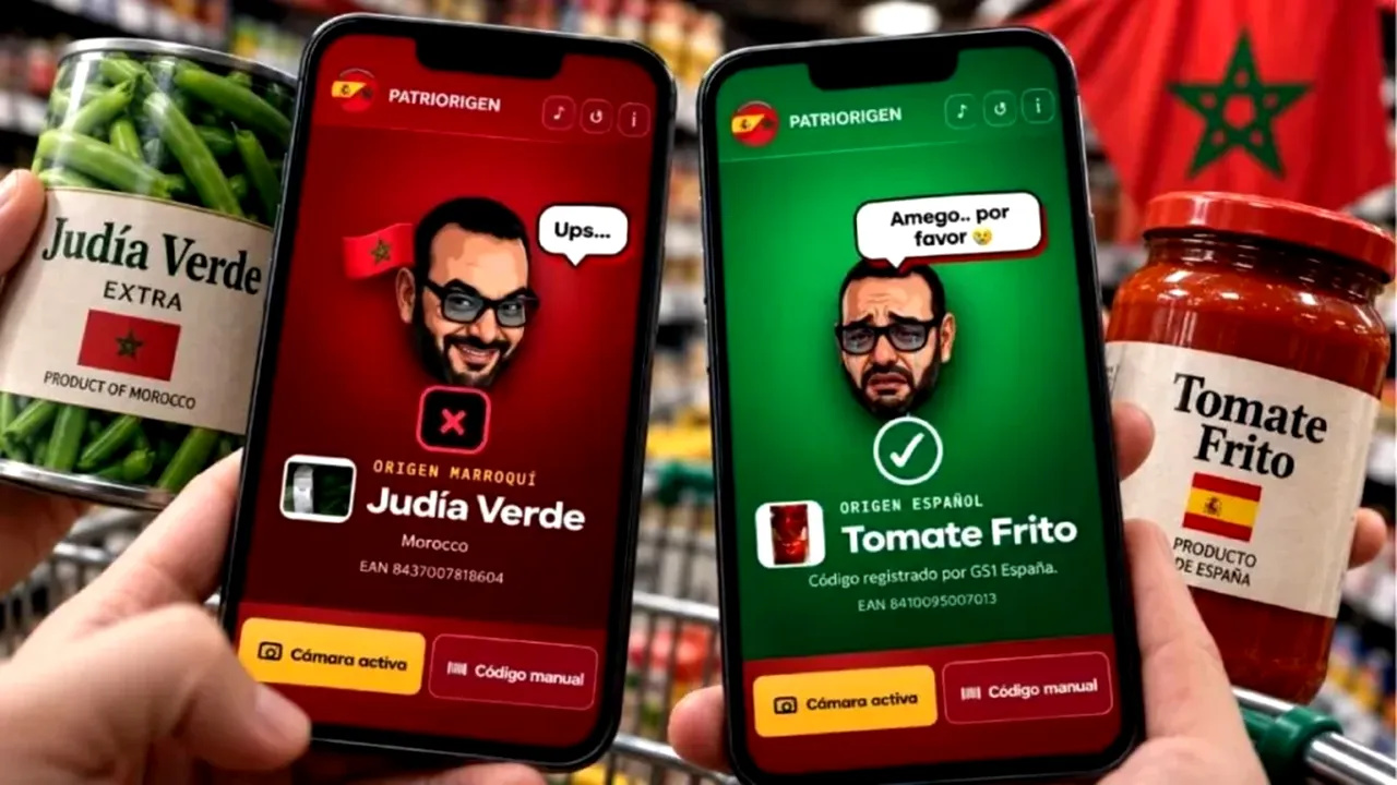 Patriorigen, aplicația „naționalistă” care a devenit virală Spania. Cumpărătorii pot verifica instant proveniența produselor