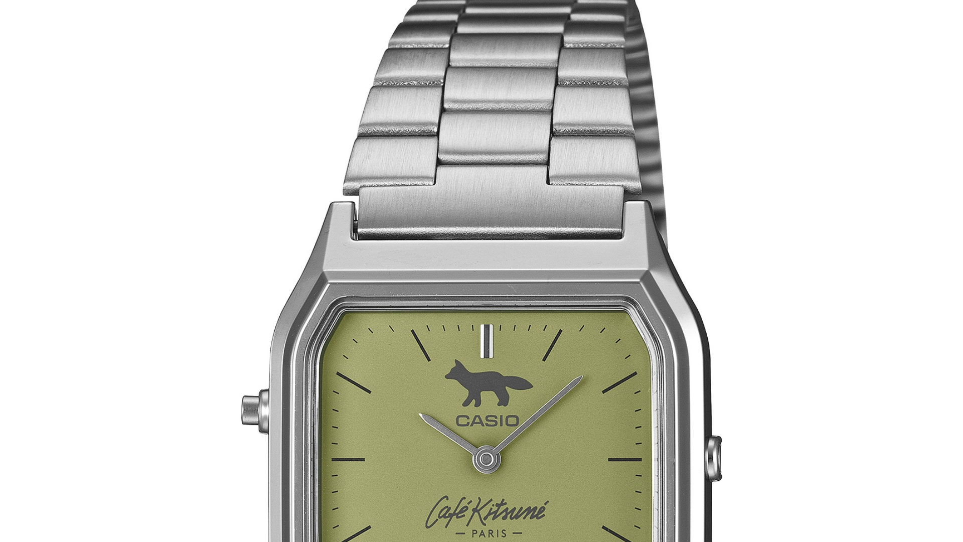 Casio lansează un ceas popular în ediție limitată dedicat Café Kitsuné, inspirat de cultura ceaiului matcha
