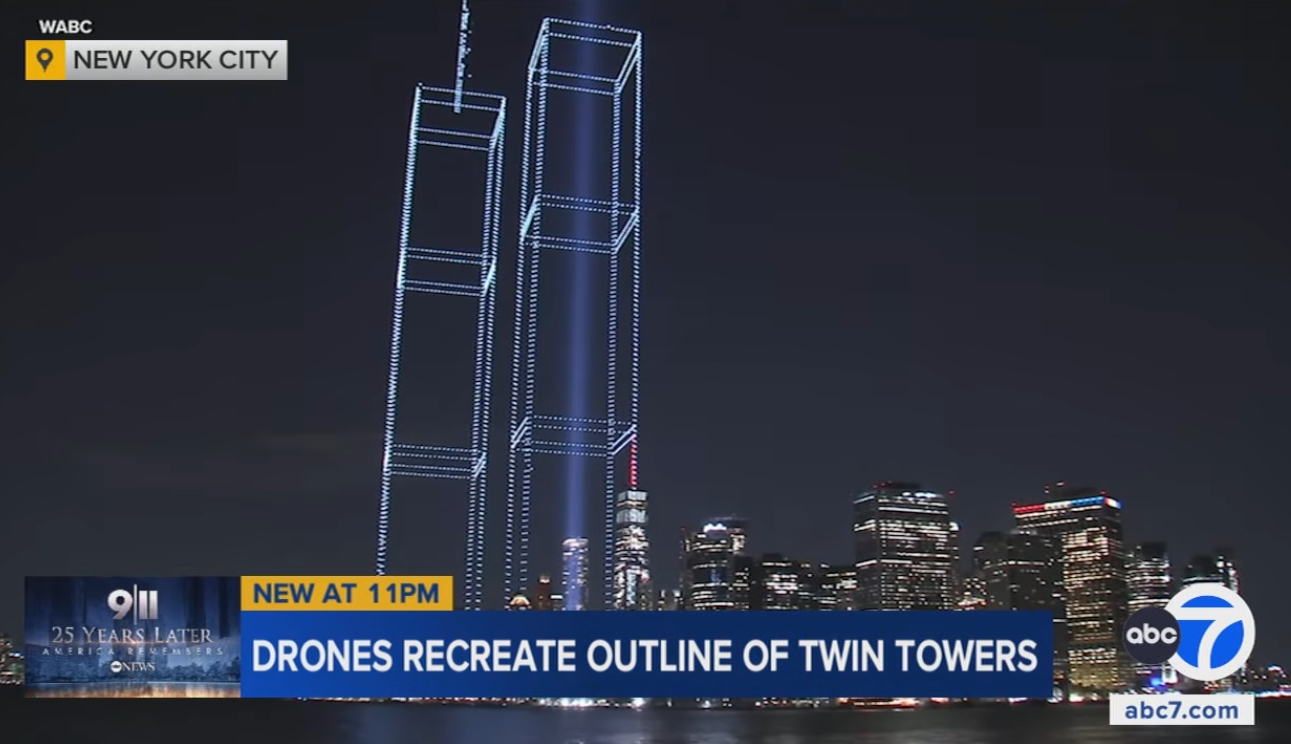 Video – 2.977 de drone au format contururile Turnurilor Gemene deasupra New Yorkului
