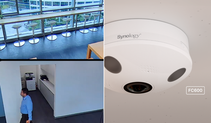 Synology lansează FC600 Camera de 6 MP vede la 360 de grade și folosește inteligența artificială