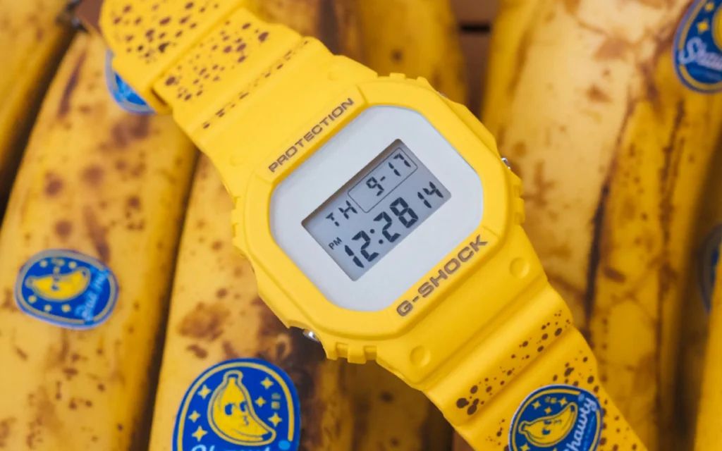 Casio a lansat un ceas G-Shock DW5600 cu tematică banana, iar aspectul său este absolut inedit