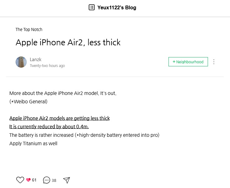 iphone Air 2